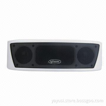 Portable Speaker with FM and TF Card Reading Function, Sized 45 x 45 x 160mm